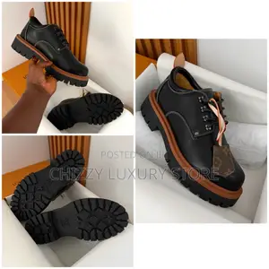 Louis Vuitton Quality Luxury Men Genuine Leather Shoe