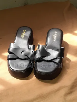 Ladies Quality Leather Wedge