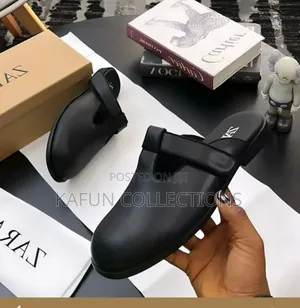 Zara Luxury Leather Half-Shoe