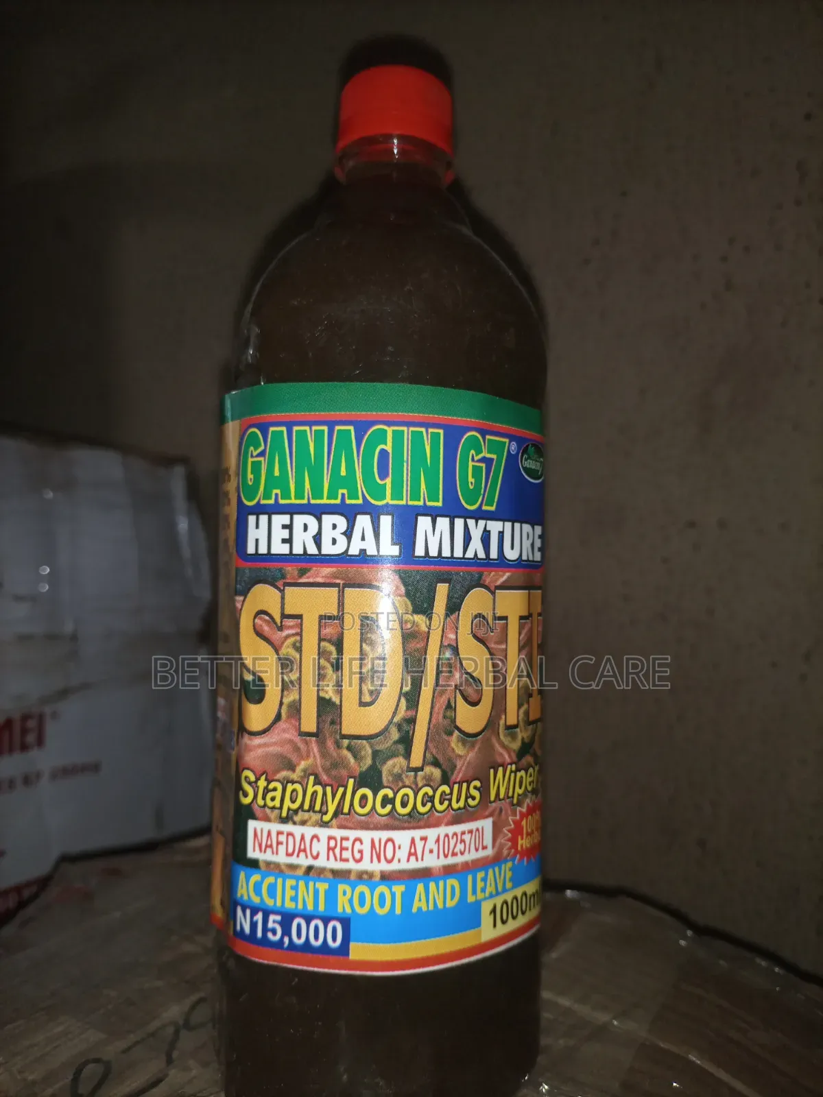 Ganacin G7 Herbal Mixture STD Sti Staphylococcus Wiper