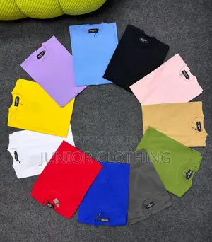 Premium Plain Round Neck T-Shirt – Available in Different Colors