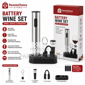 Battery Wine Opener Set