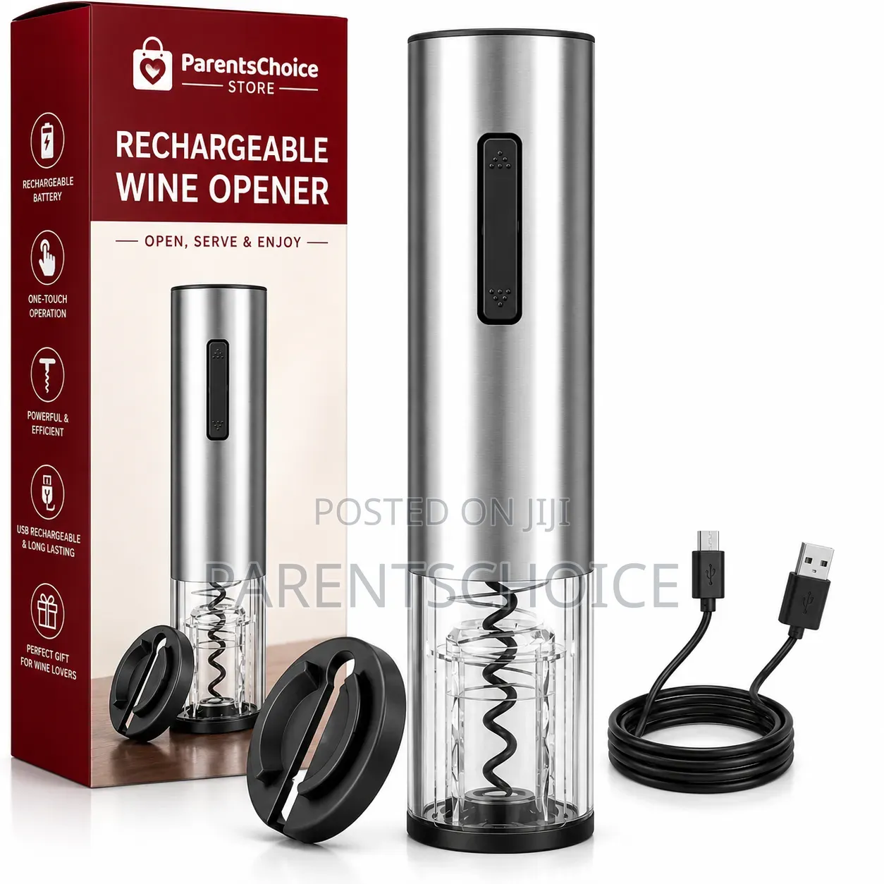 Rechargeable Wine Opener Corkscrew