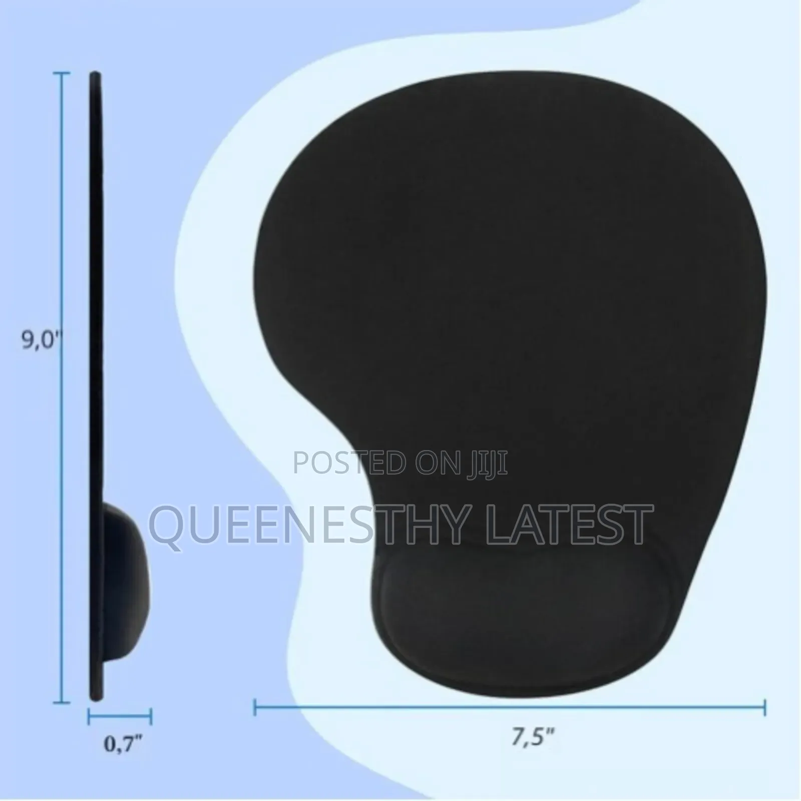 Ergonomic Gel Mouse Pad | Comfort Wrist Support Non-Slip Base