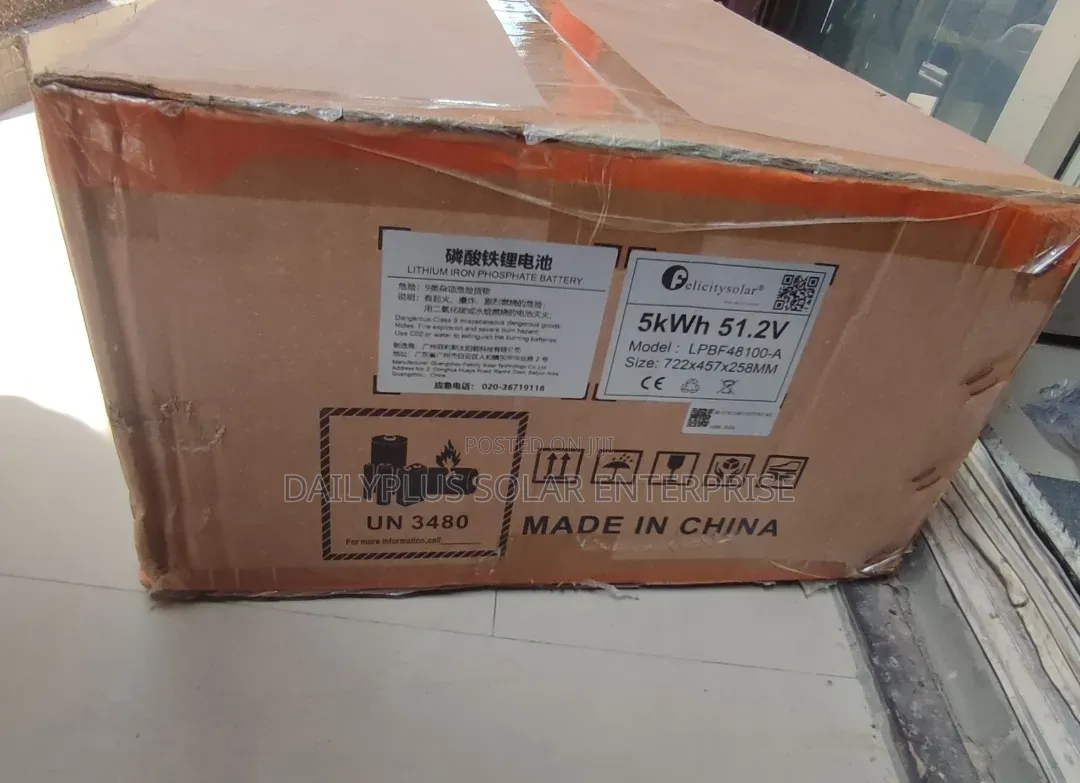 Felicity 5kwh 51.2v Lithium Battery