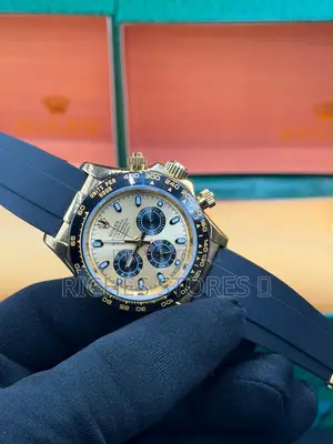 Original Rolex Rubber Chronograph Watch