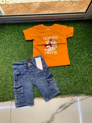 Boys Fashion Top and Shorts Set
