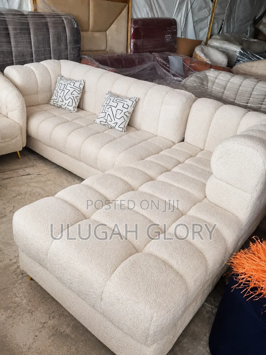 Quality L-Shaped Couch – Clean and Comfortable