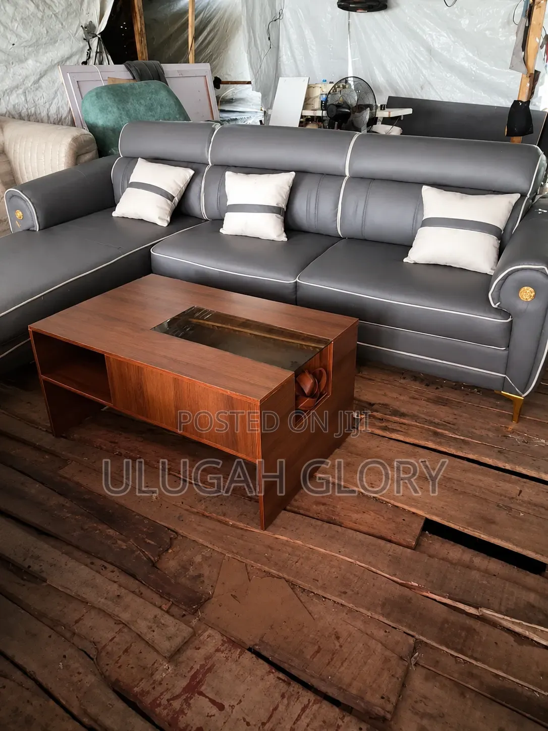 Quality L-Shaped Couch – Clean and Comfortable