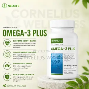 Omega 3 Plus – Heart, Brain Joint Health Support Supplement