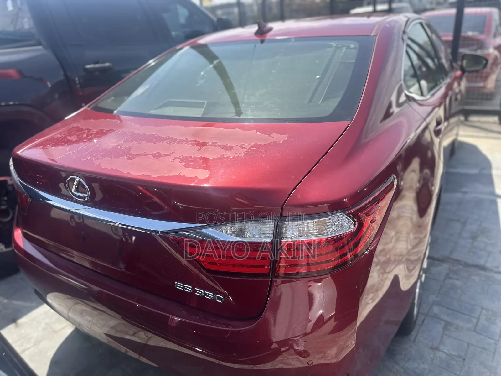 Lexus ES 2013 Red