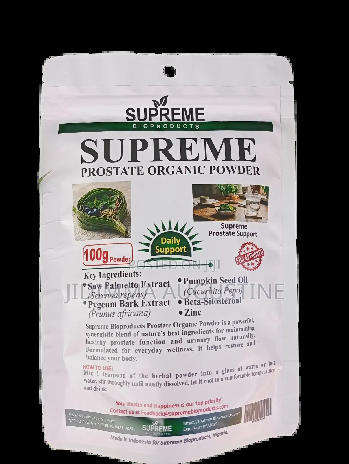 Supreme Prostate Organic Powder