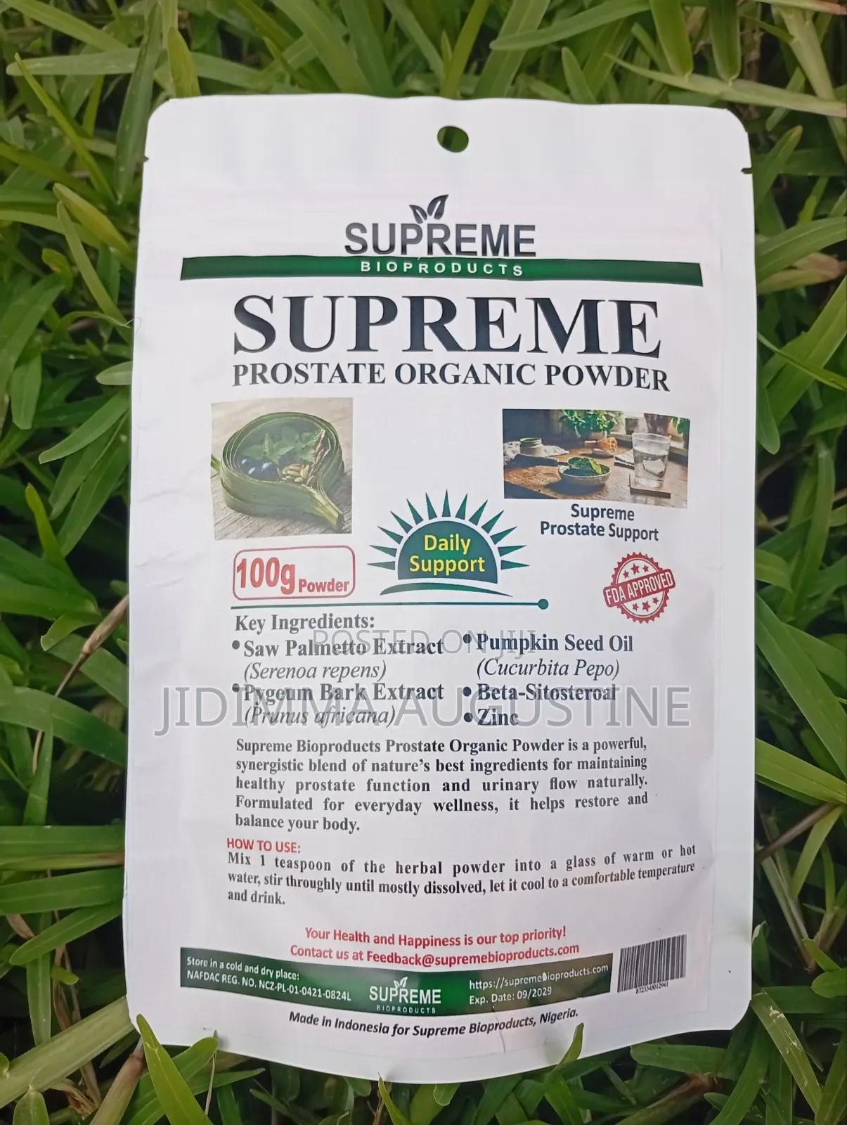 Supreme Prostate Organic Powder