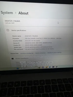 Laptop Dell Latitude 5420 8GB Intel Core i7 SSD 512GB