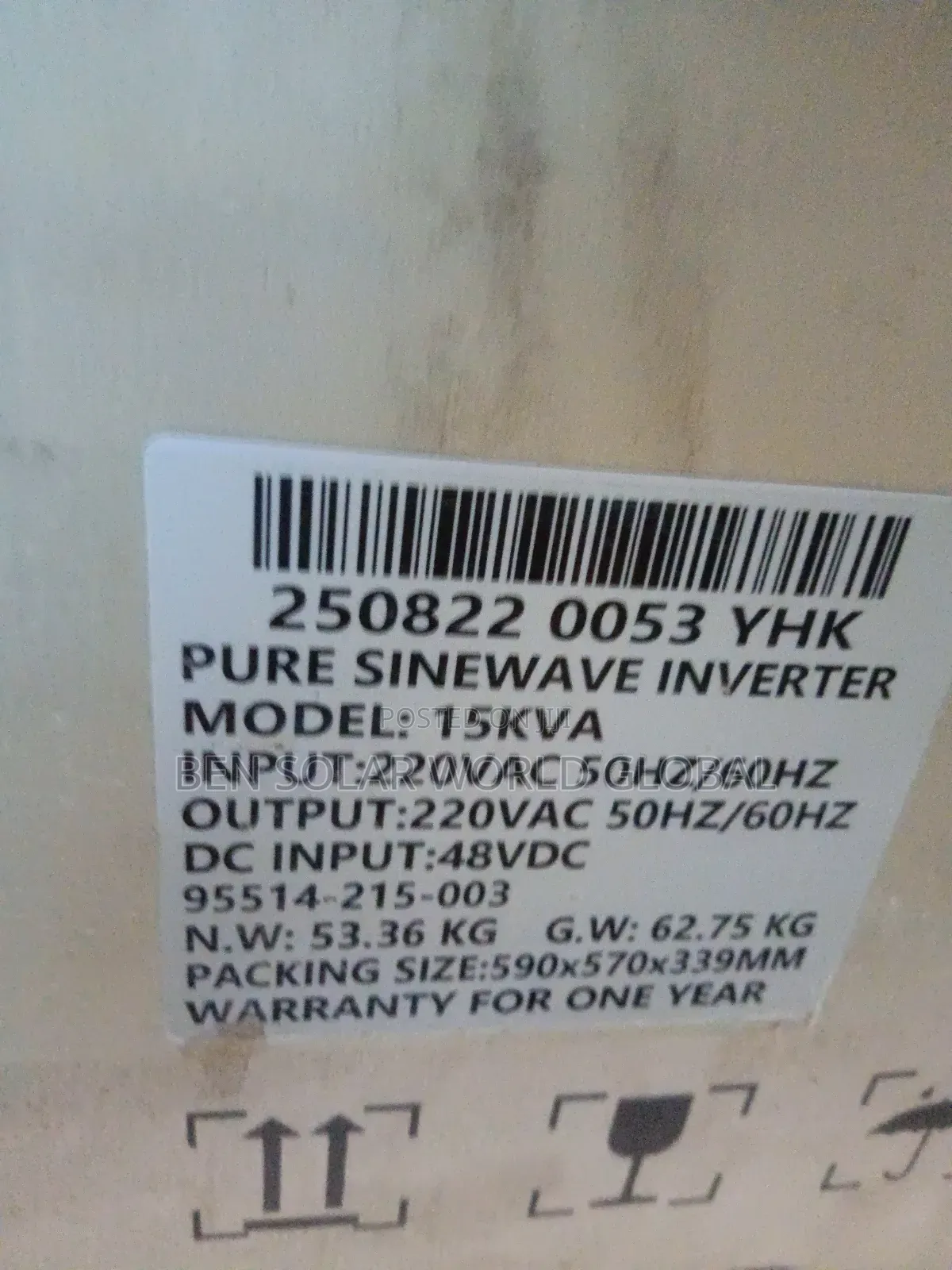 15kva Yohako Solar Inverter 48v
