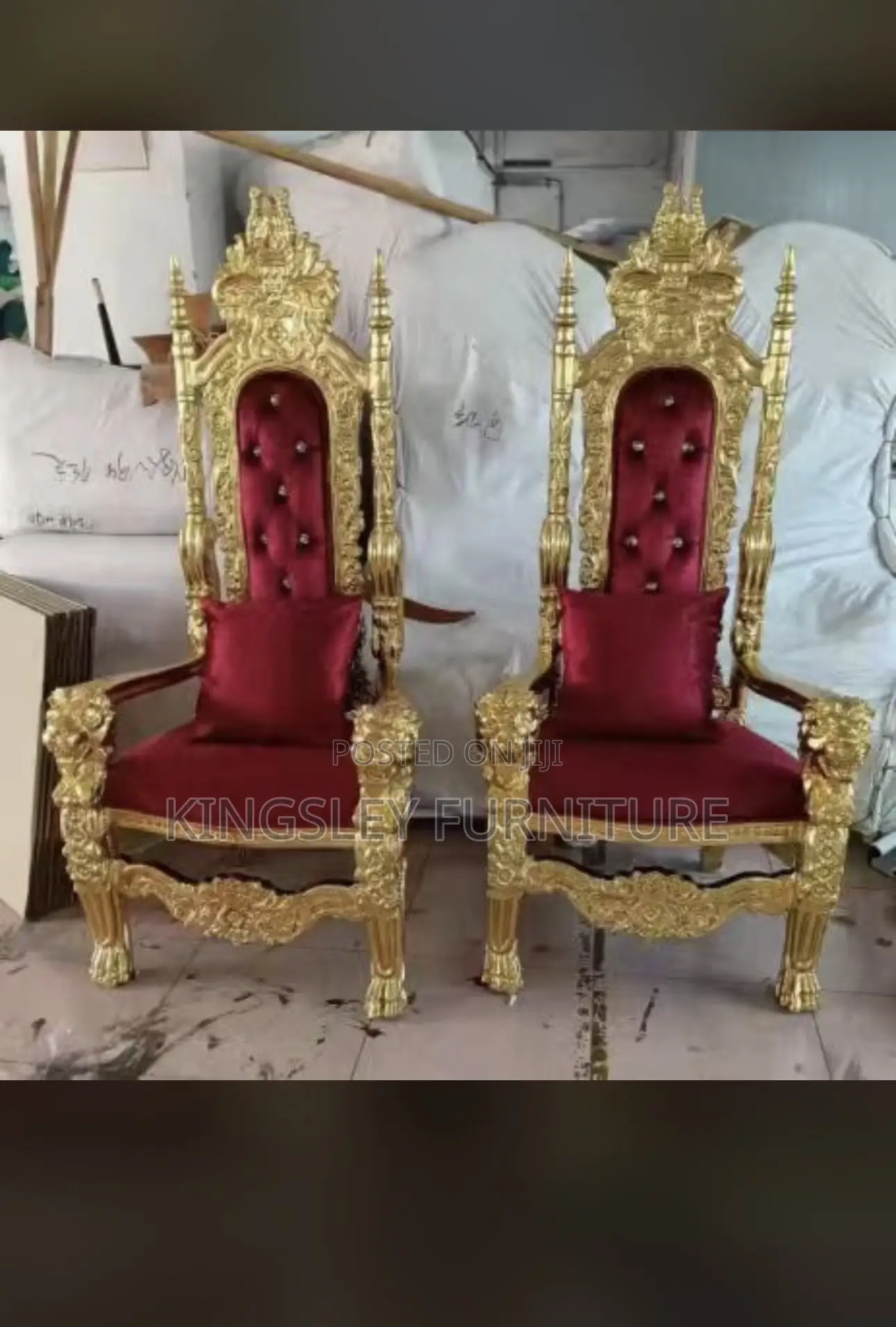 Royal Chairs King and Queen