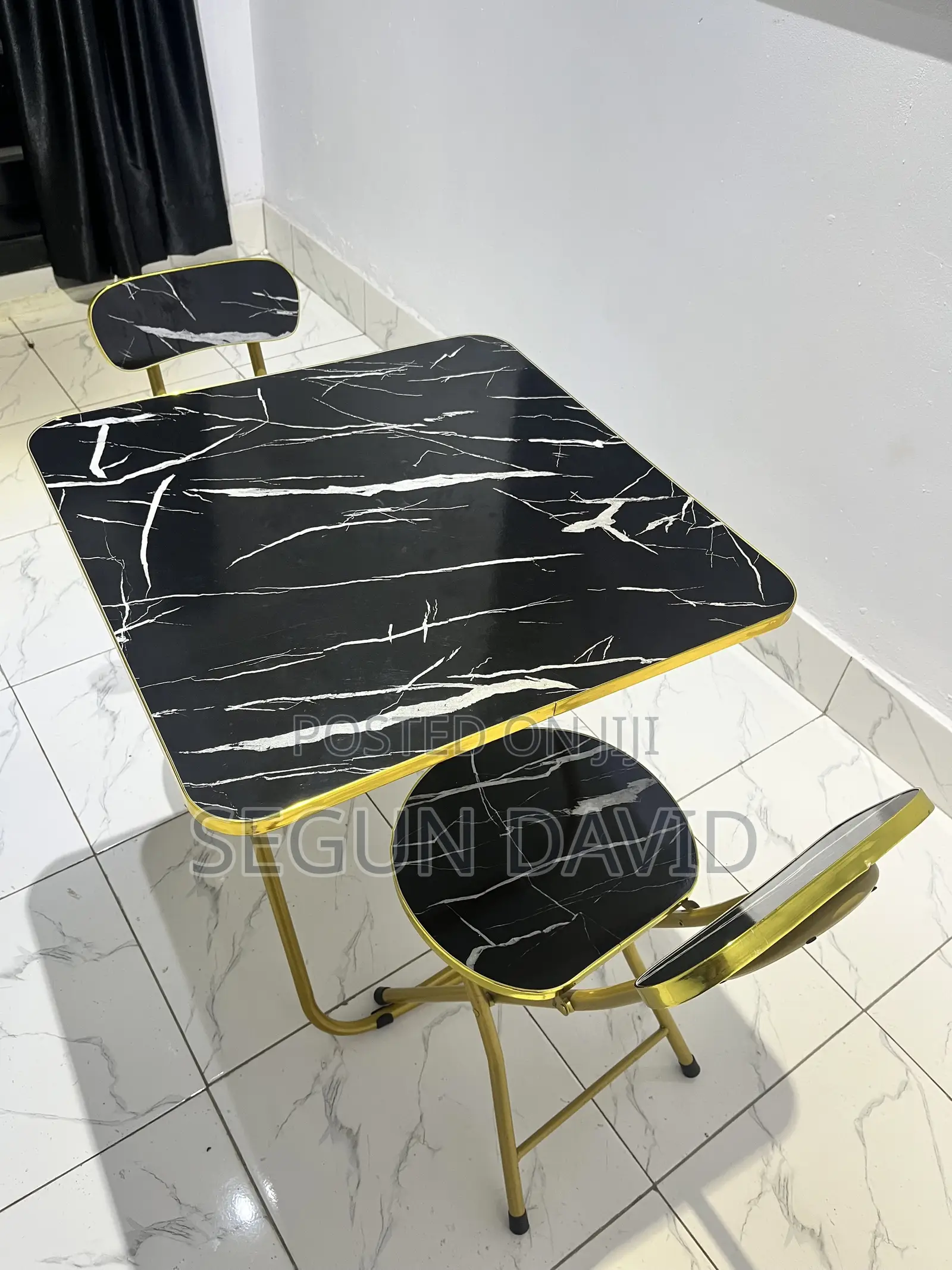 Generic Foldable 1 Table and 2 Chairs