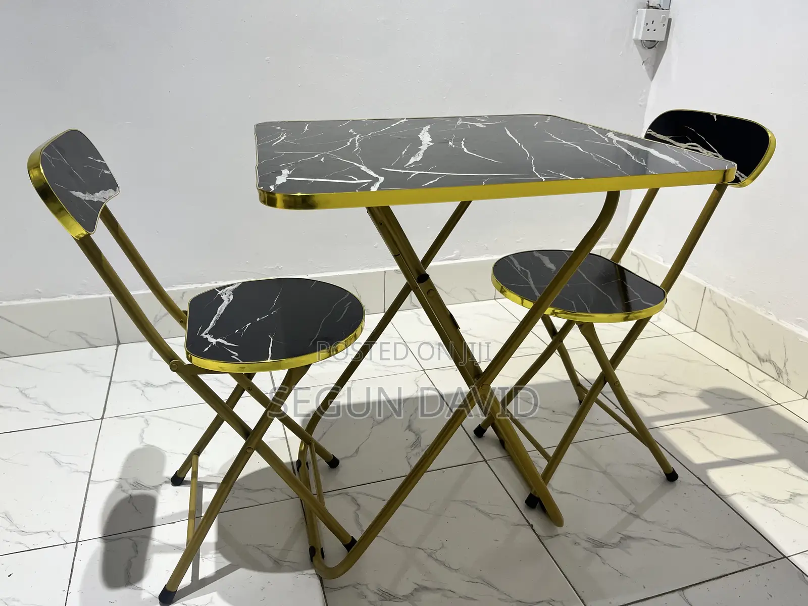 Generic Foldable 1 Table and 2 Chairs