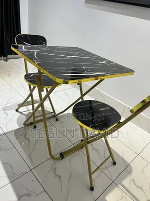 Generic Foldable 1 Table and 2 Chairs