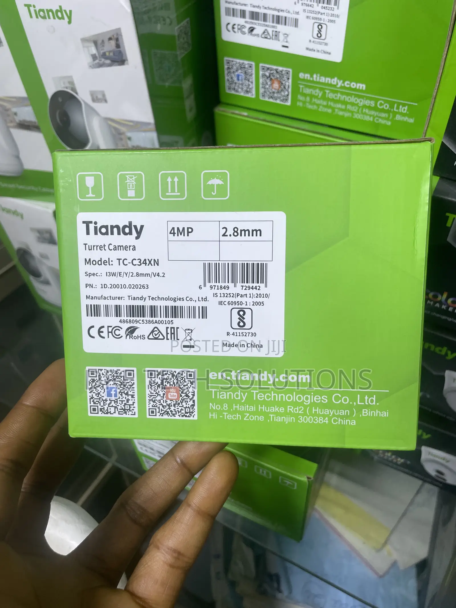 Tiandy 4mp Indoor Full Color Ip CCTV