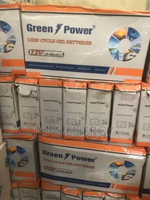Green Power Slim Gel Battery 100ahs