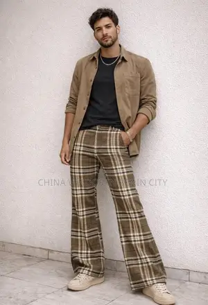 Baggy Jeans and Leather Pants