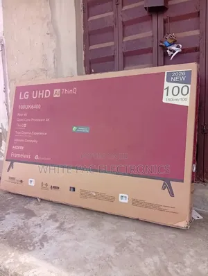 New Lg 100"Inch Uhd Android Smart Flameless Tv App Play Store>2 Yrs