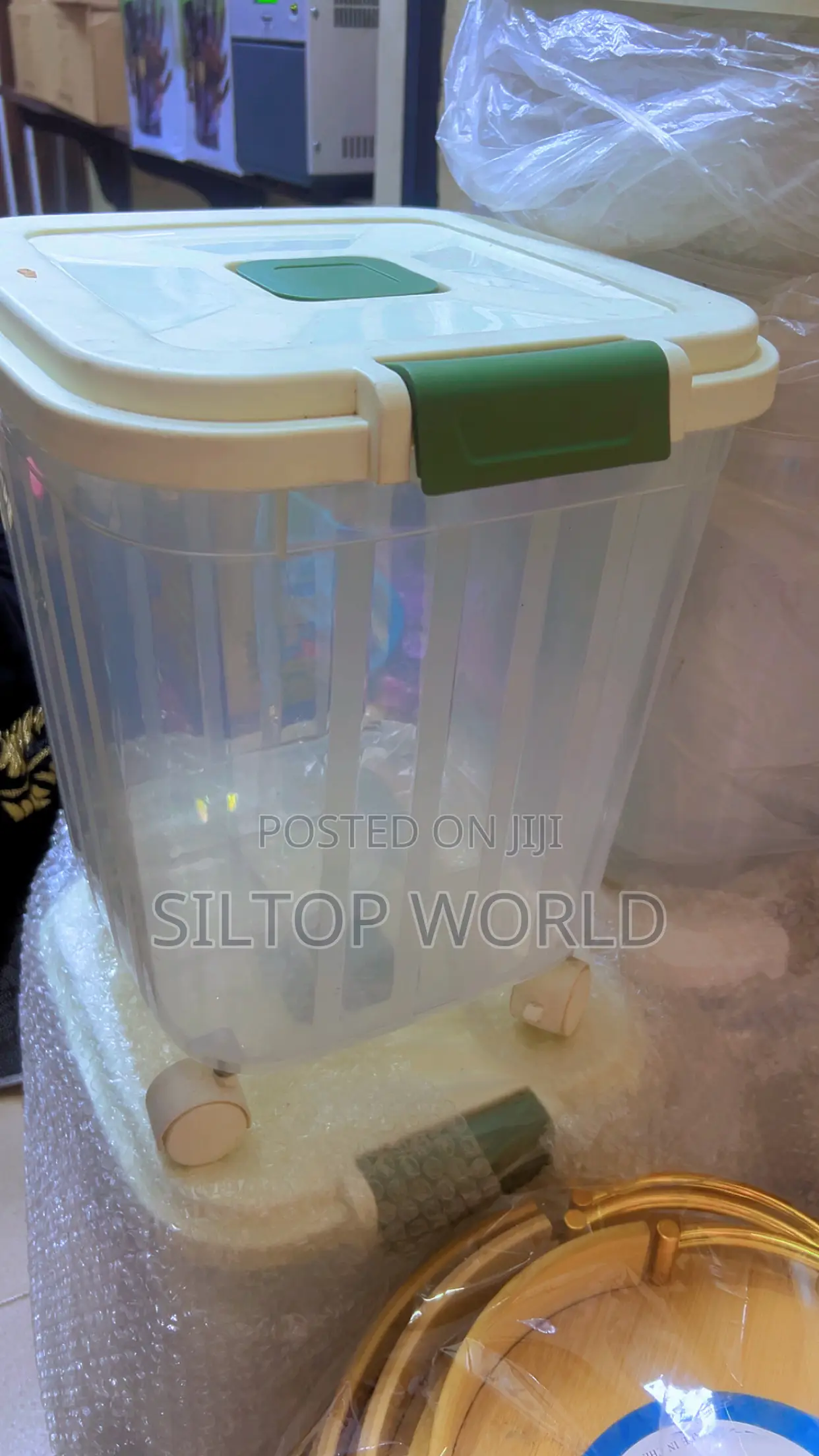 15kg Rice/Foods Storage Container With Wheels