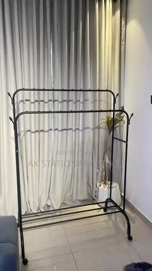 High Quality Multipurpose Single and Double Cloth Hanger Storage Rack