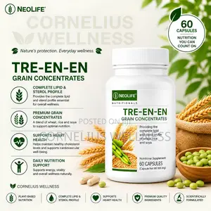 Tre-en-en 60 – Whole Grain Cellular Energy Wellness Supplement