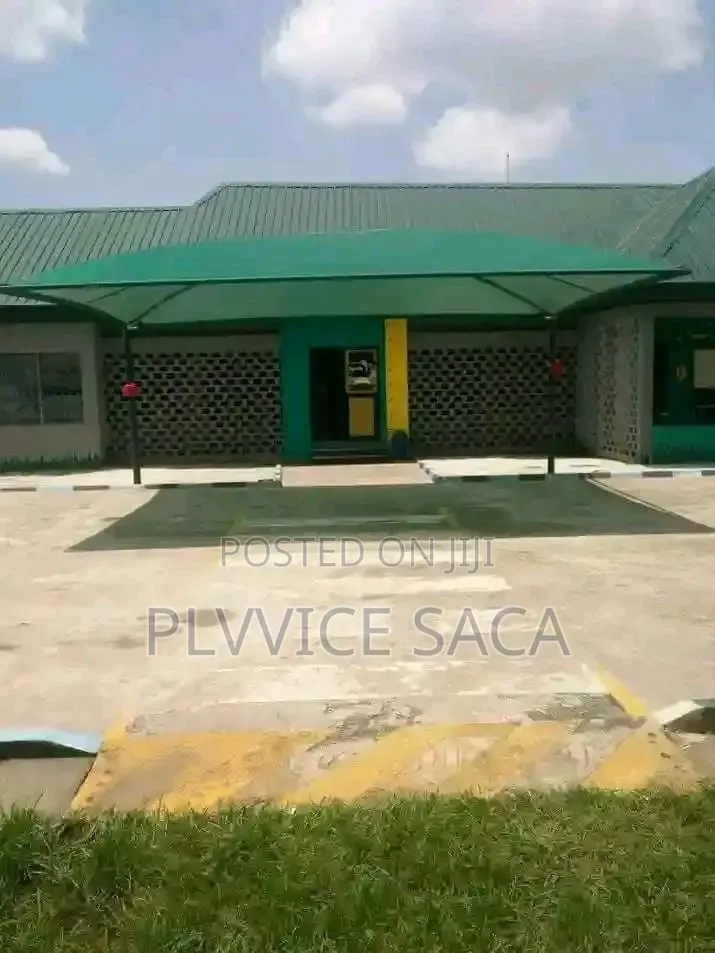 Carport With Green Net
