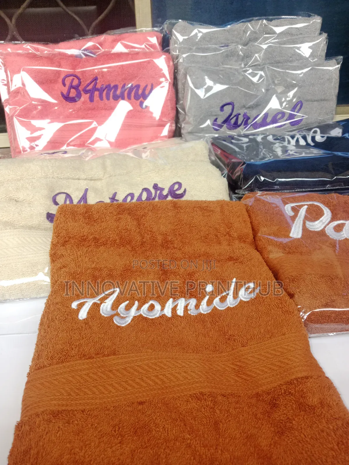 Towel Monogram Printing