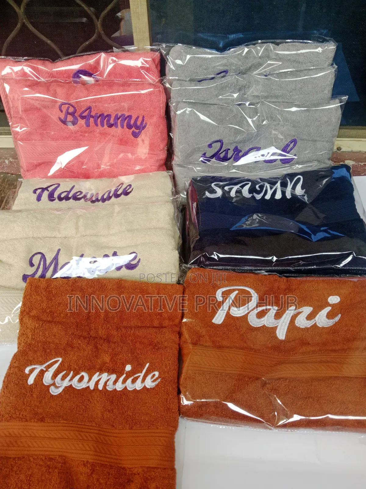 Towel Monogram Printing