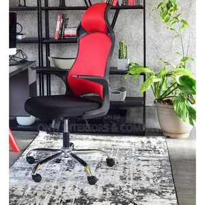 Ergonomic Swivel Mesh High Back Chair With (Headrest)