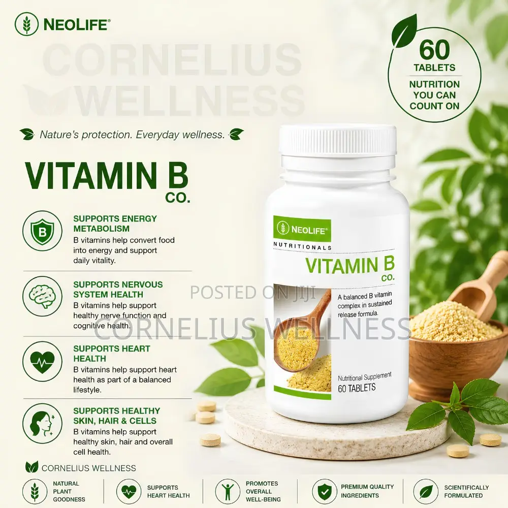 Vitamin B Complex – Energy, Nerve Metabolism Support Supplement