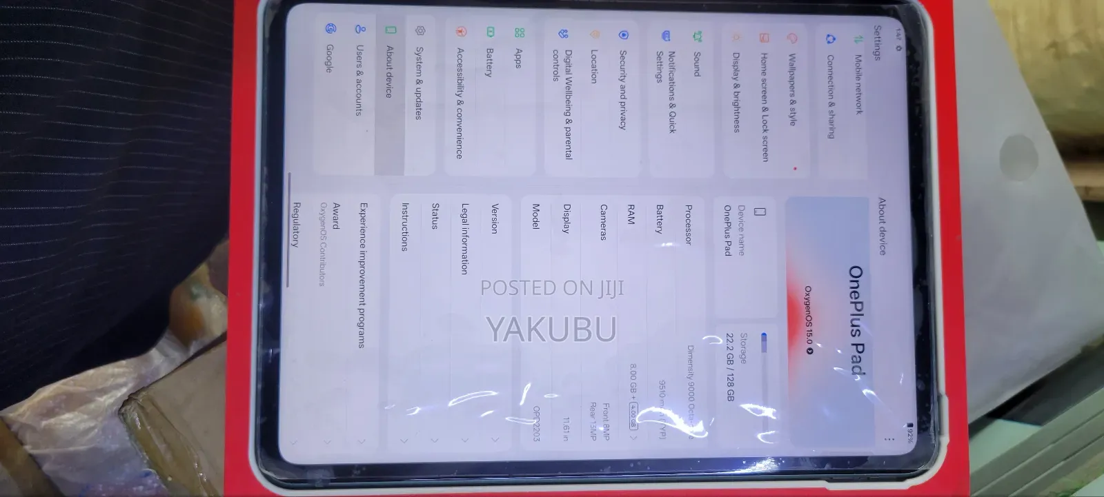 New OnePlus Pad 128 GB Gray