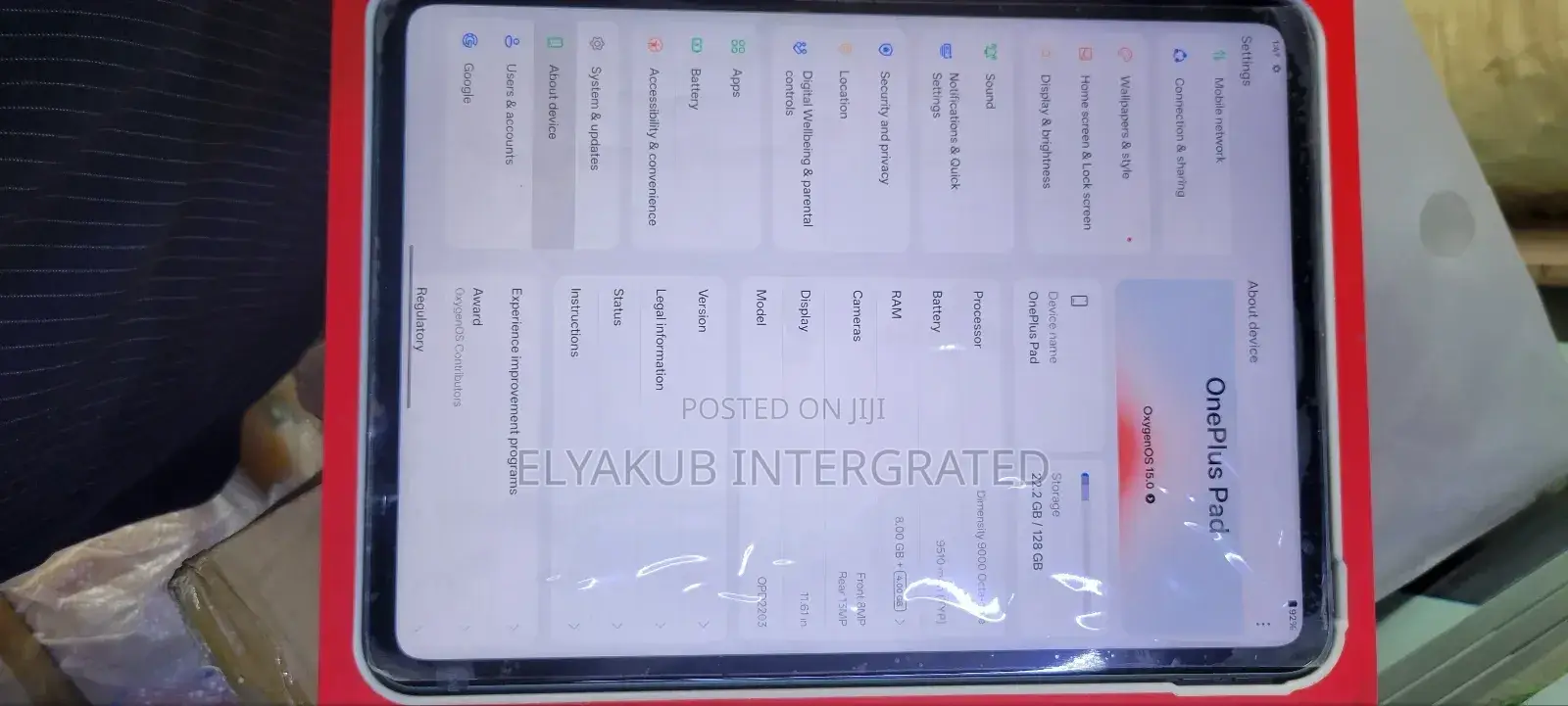 New OnePlus Pad 128 GB Gray