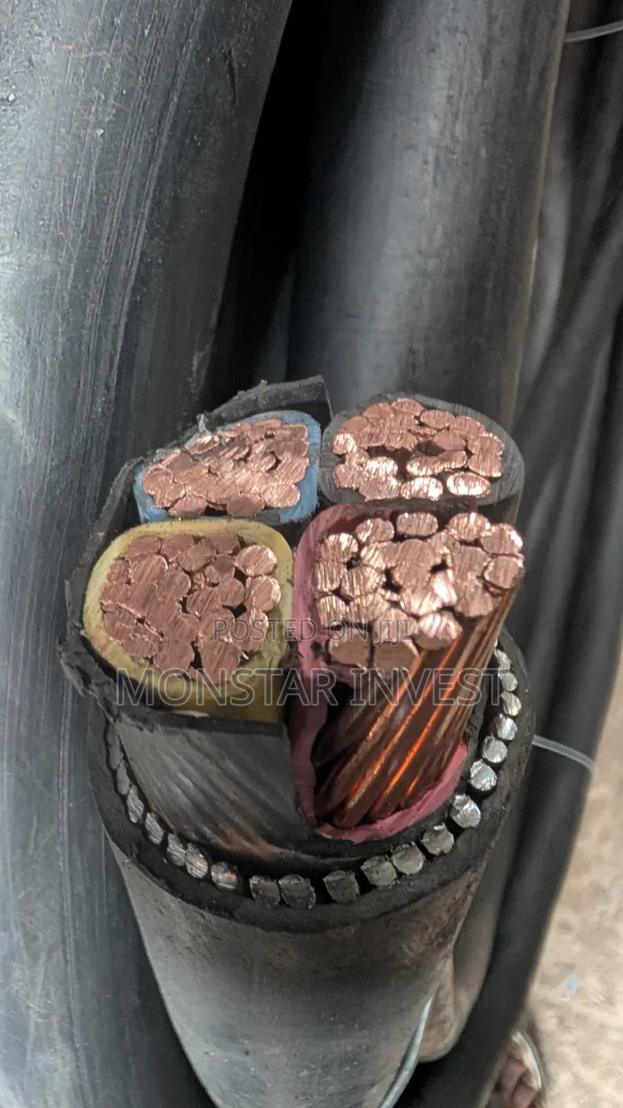Electrical Cable Armored 4core