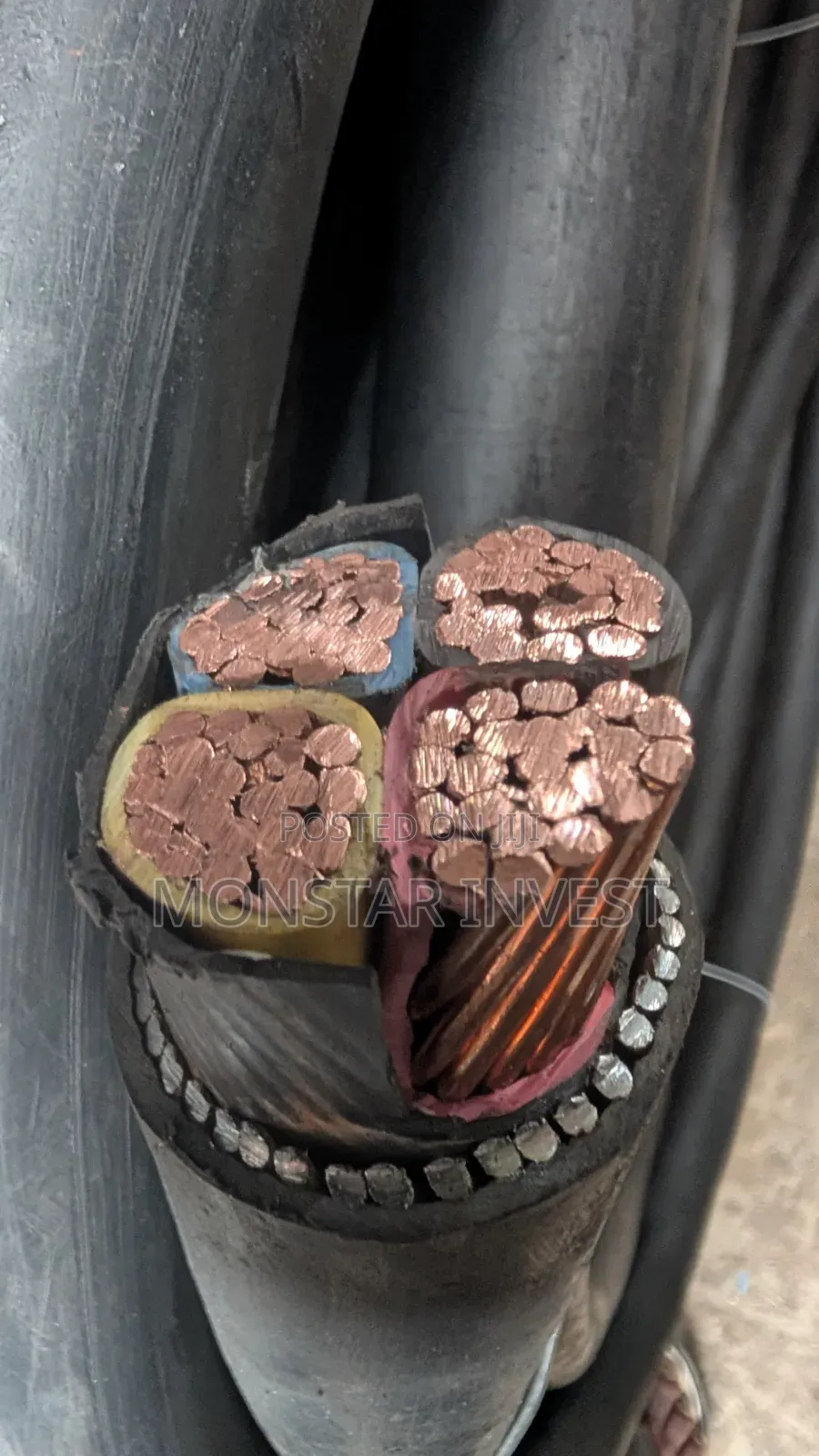 Electrical Cable Armored 4core