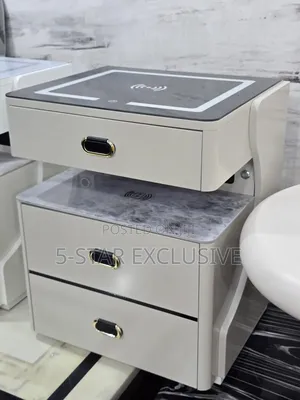 Nightstand Bedside Safe (Dual Wireless Charging).
