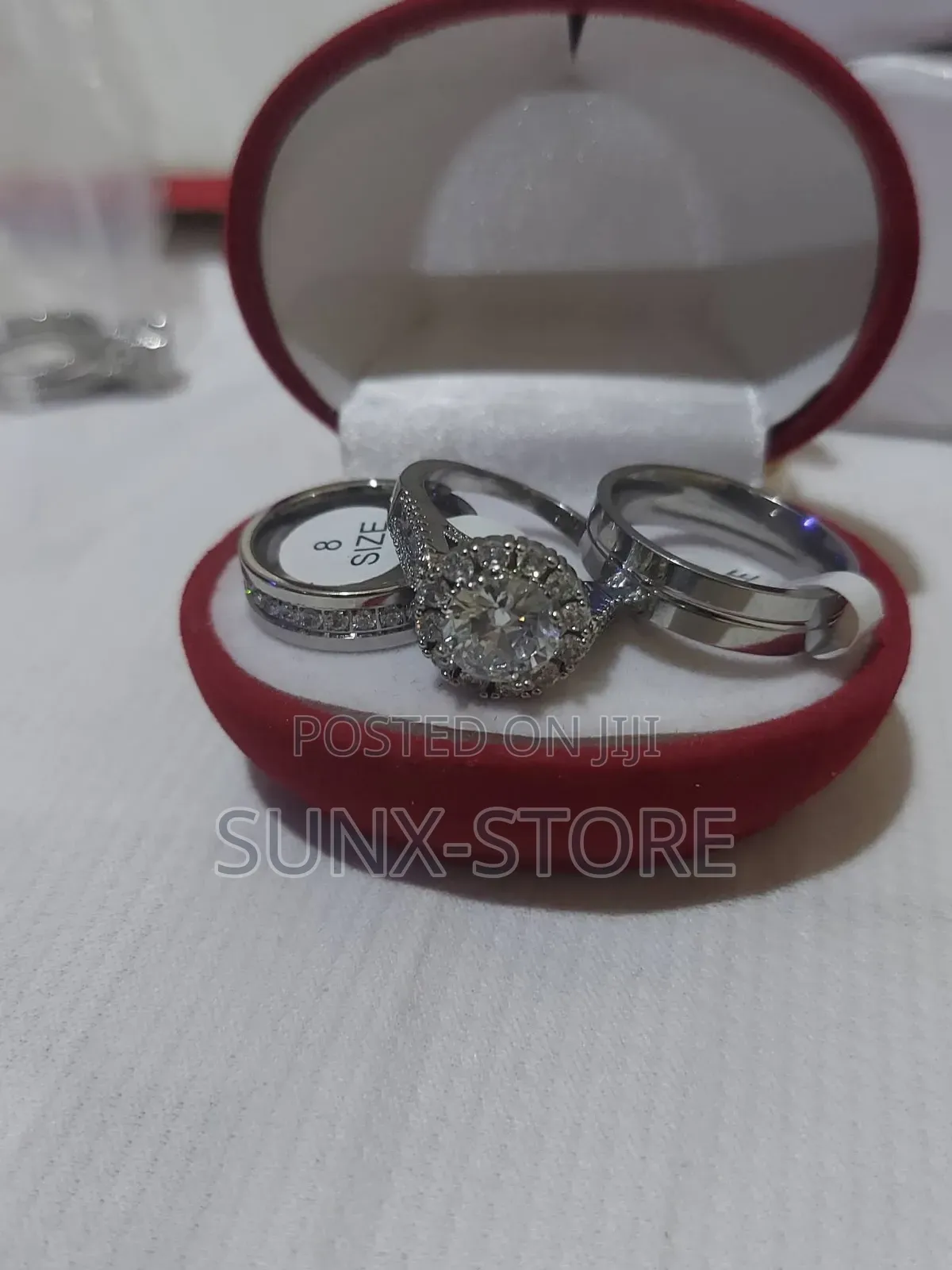 Luxury Wedding Ring Complete Couple Set