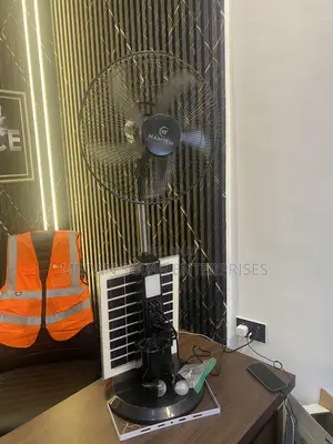 18inches Ac/Dc Hamtem Solar Rechargeable Fan Available in Store Now