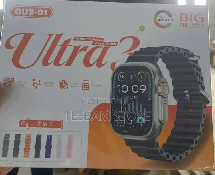 7in1 Ultra 3 Replaceable Strap Smartwatch