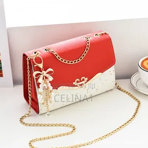 Crossbody Trendy Bag With Chain