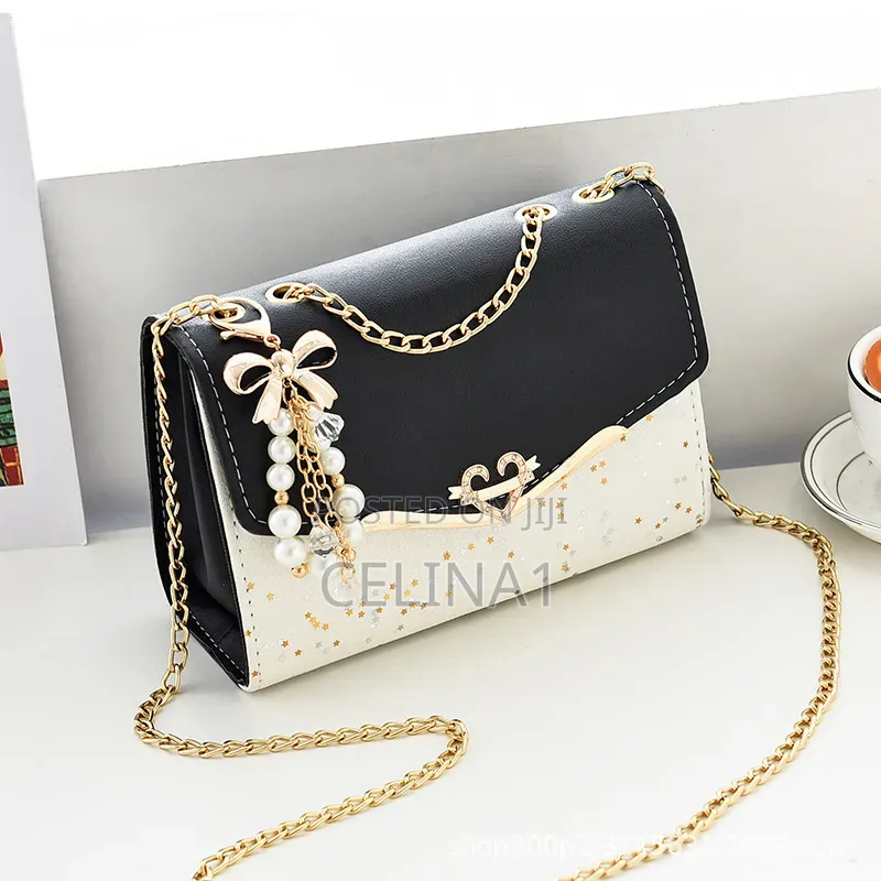 Crossbody Trendy Bag With Chain