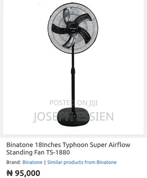Binatone Typhoon 18 Inch Standing Fan