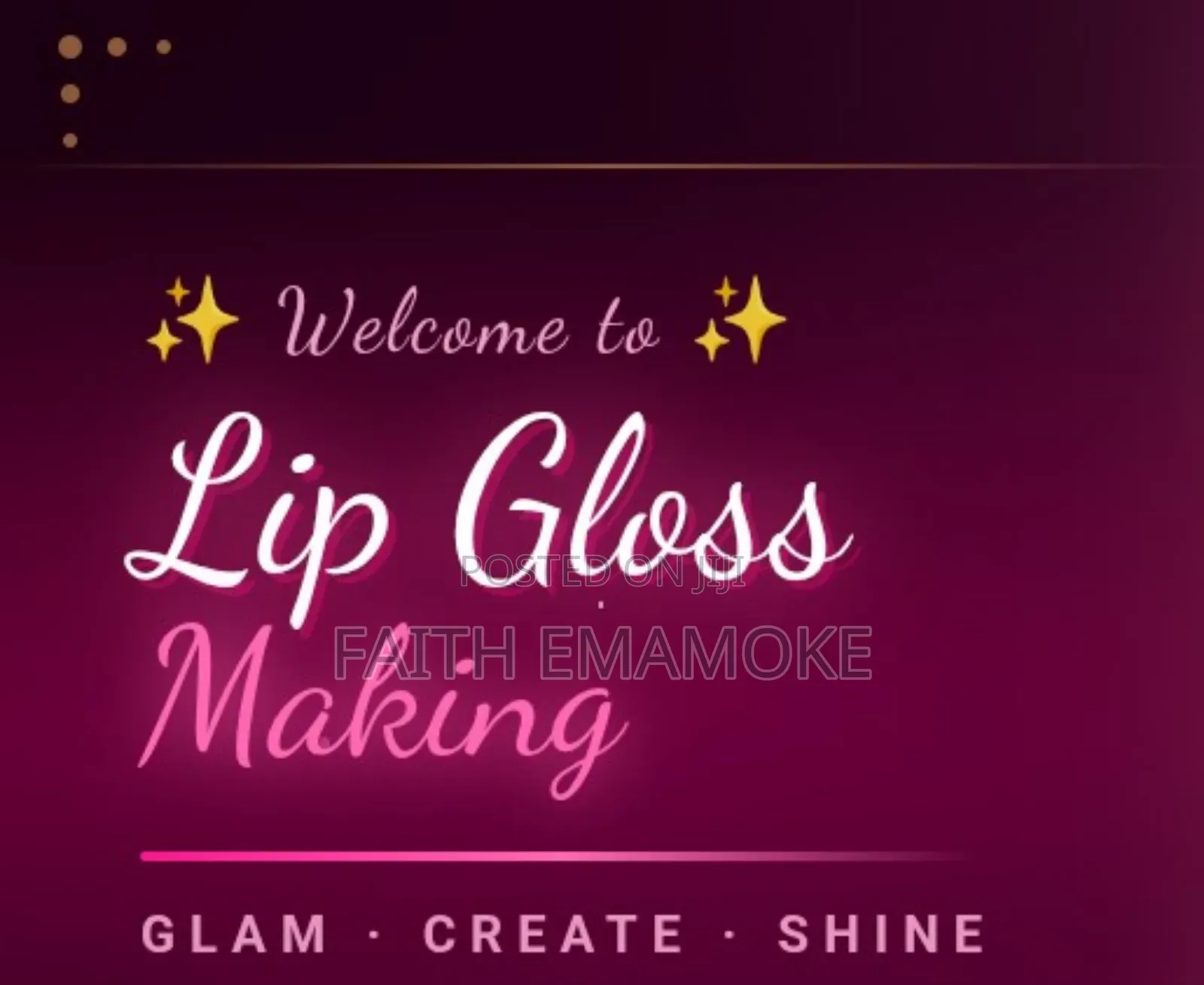 Lipgloss Made Easy Class