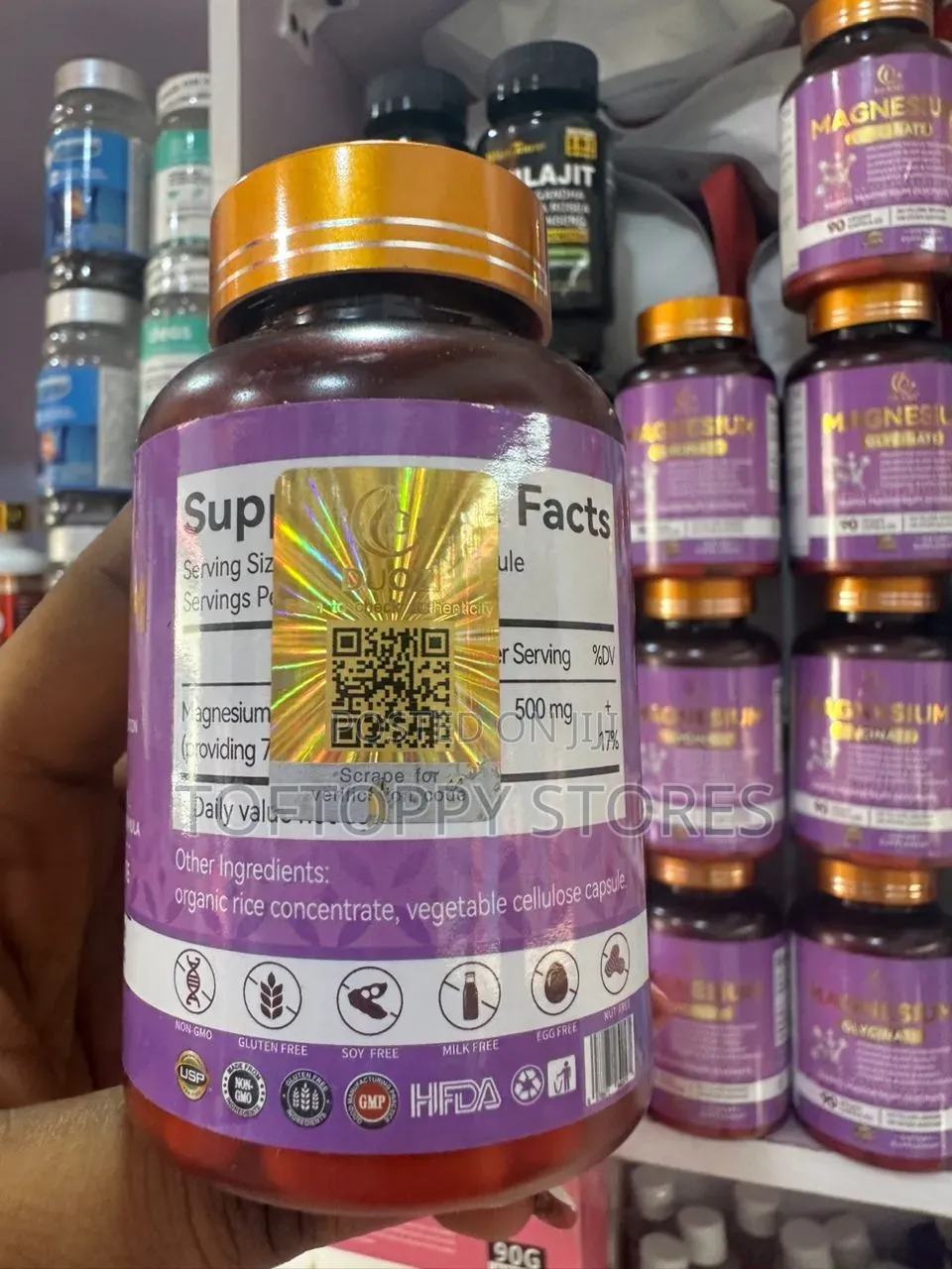 Magnesium Glycinate Dietary Supplement