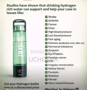 Ultra H2 Molecular Hydrogen Bottle Water