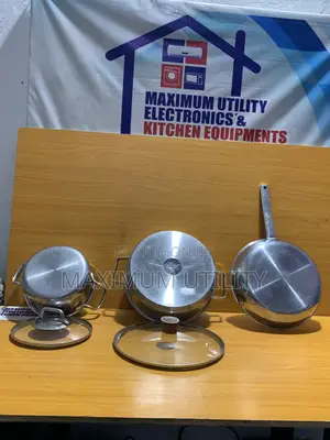 Stainless Steel Cookware Set Also Available in Pieces